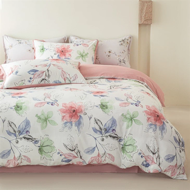 Tencel Printed Four-piece Bedding Set manufacturers
